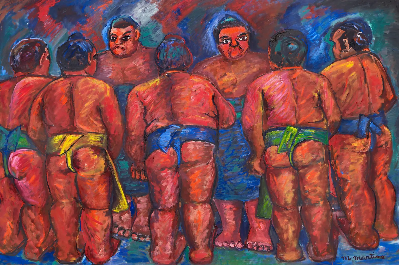 Martine Martine, Grands Sumos avant le combat, 2004