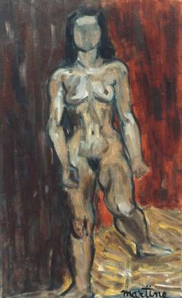 Martine Martine, Le Nu sans visage, 1954