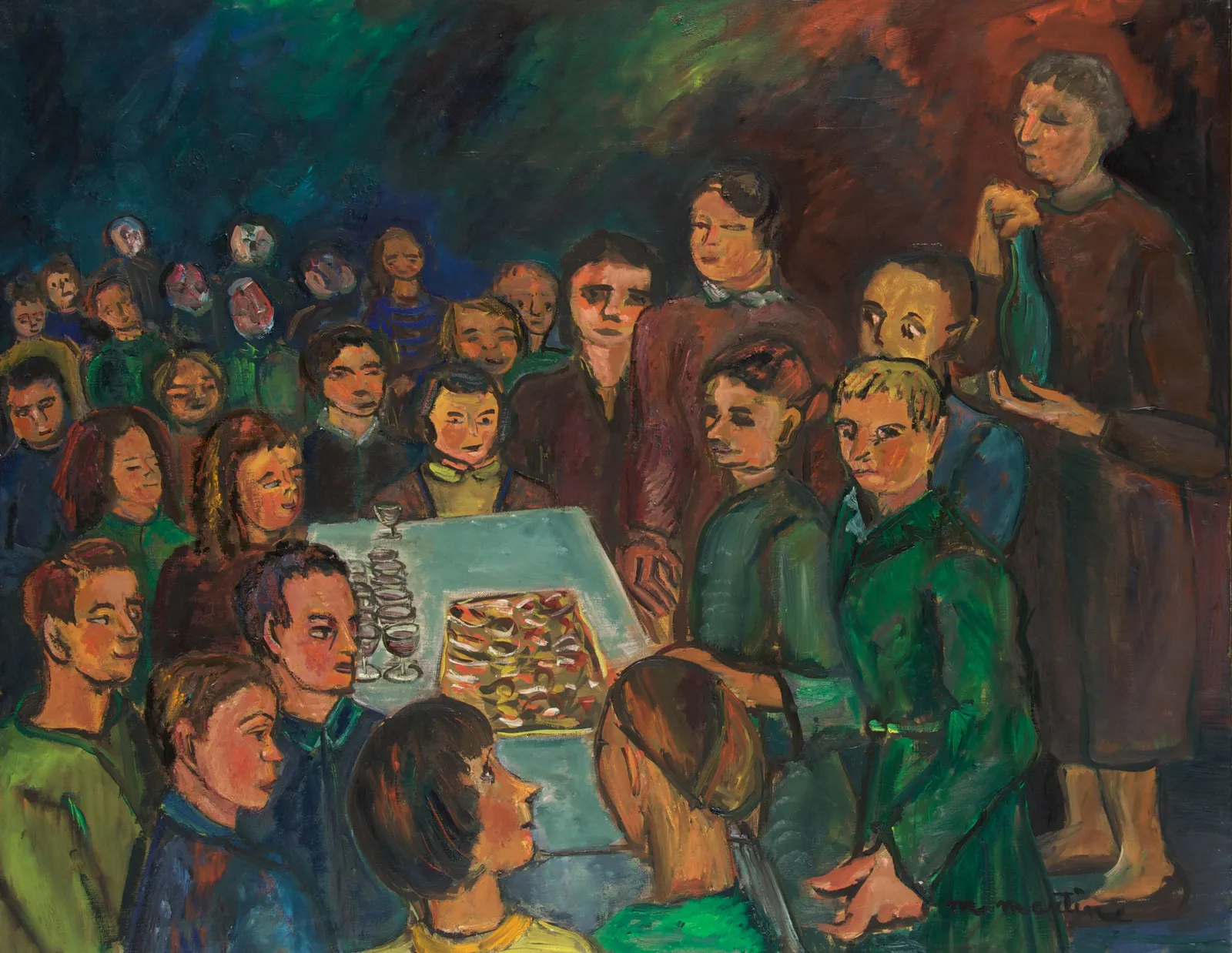 Martine Martine, Goûter d'enfants II, 1973