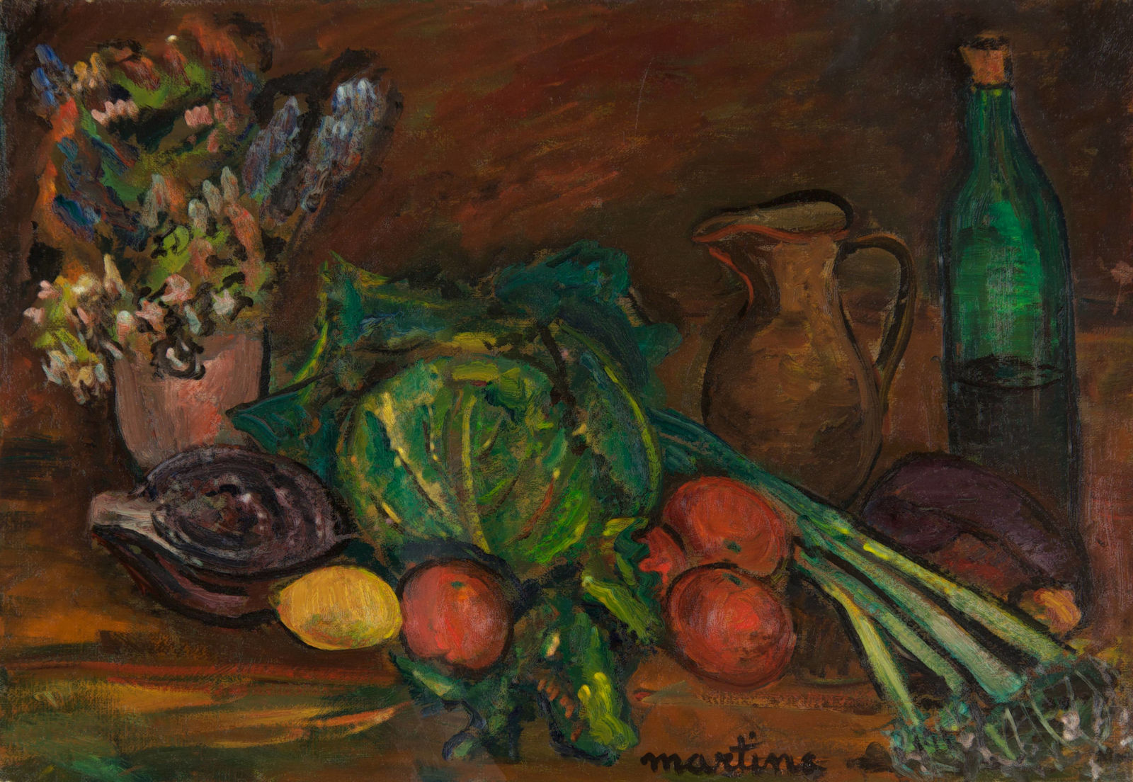 Martine Martine, Petite Nature morte complète, 1982