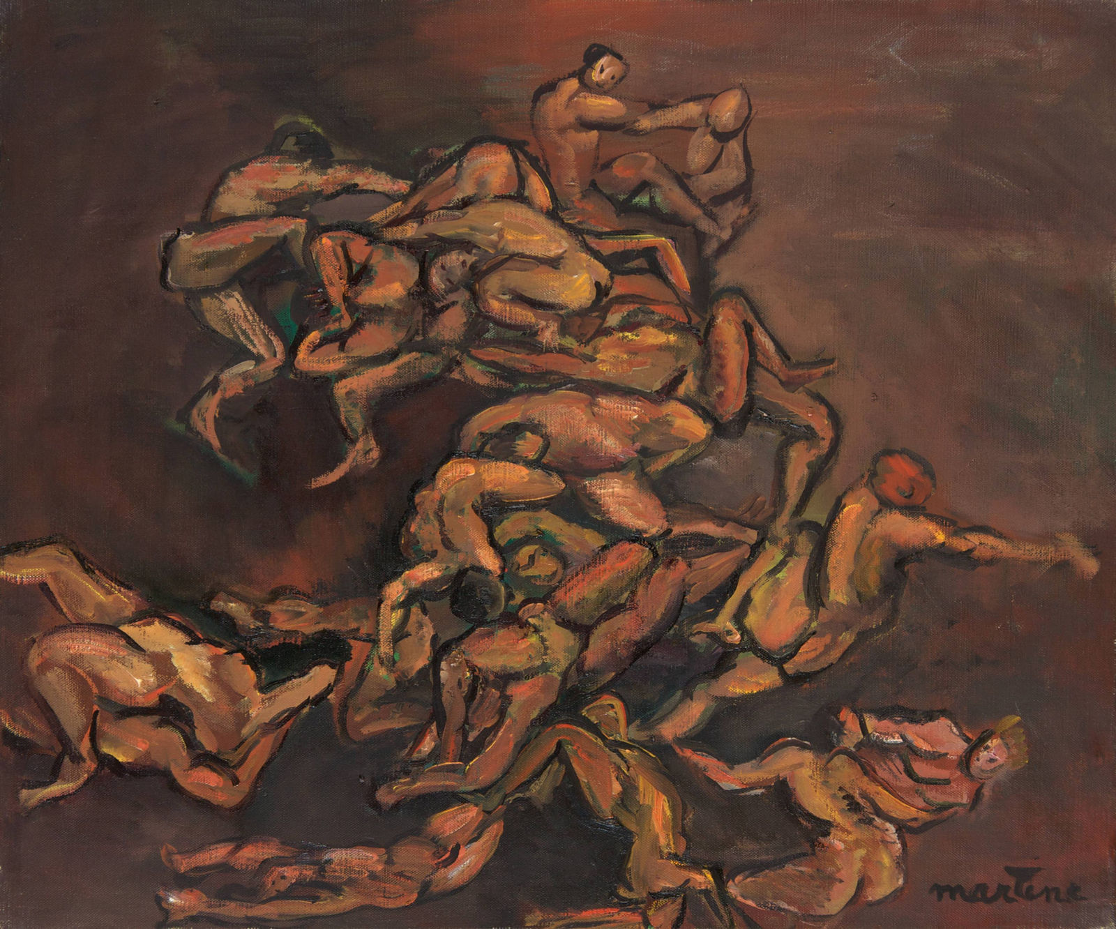 Martine Martine, Damnés, d'après ?, 1982