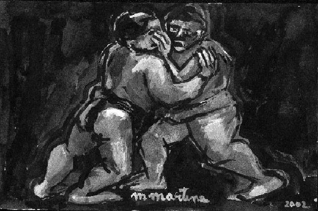 Martine Martine, Combat de sumos II, 2002