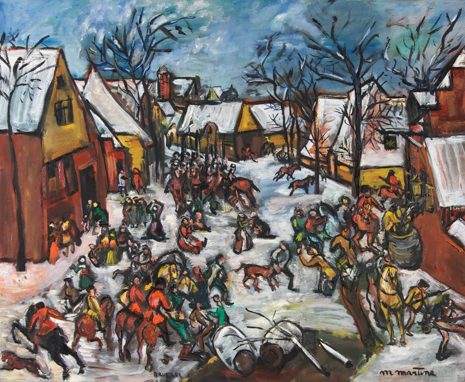 Martine Martine, Le Massacre des Innocents (d'après Brueghel), 2001