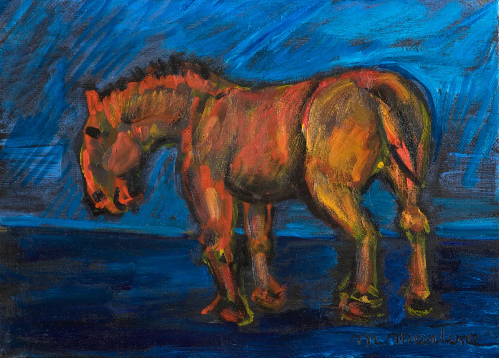 Martine Martine, Cheval rouge mini, 2007