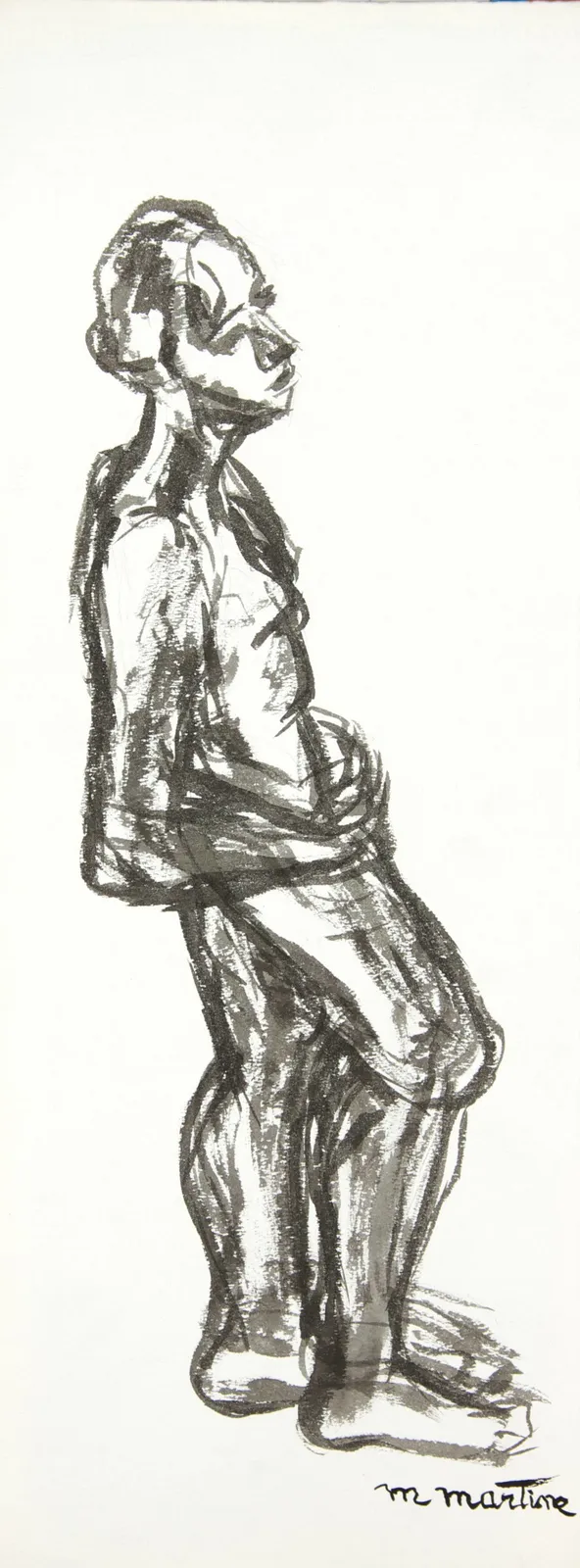 Martine Martine, L'Homme des bois de profil, 1979