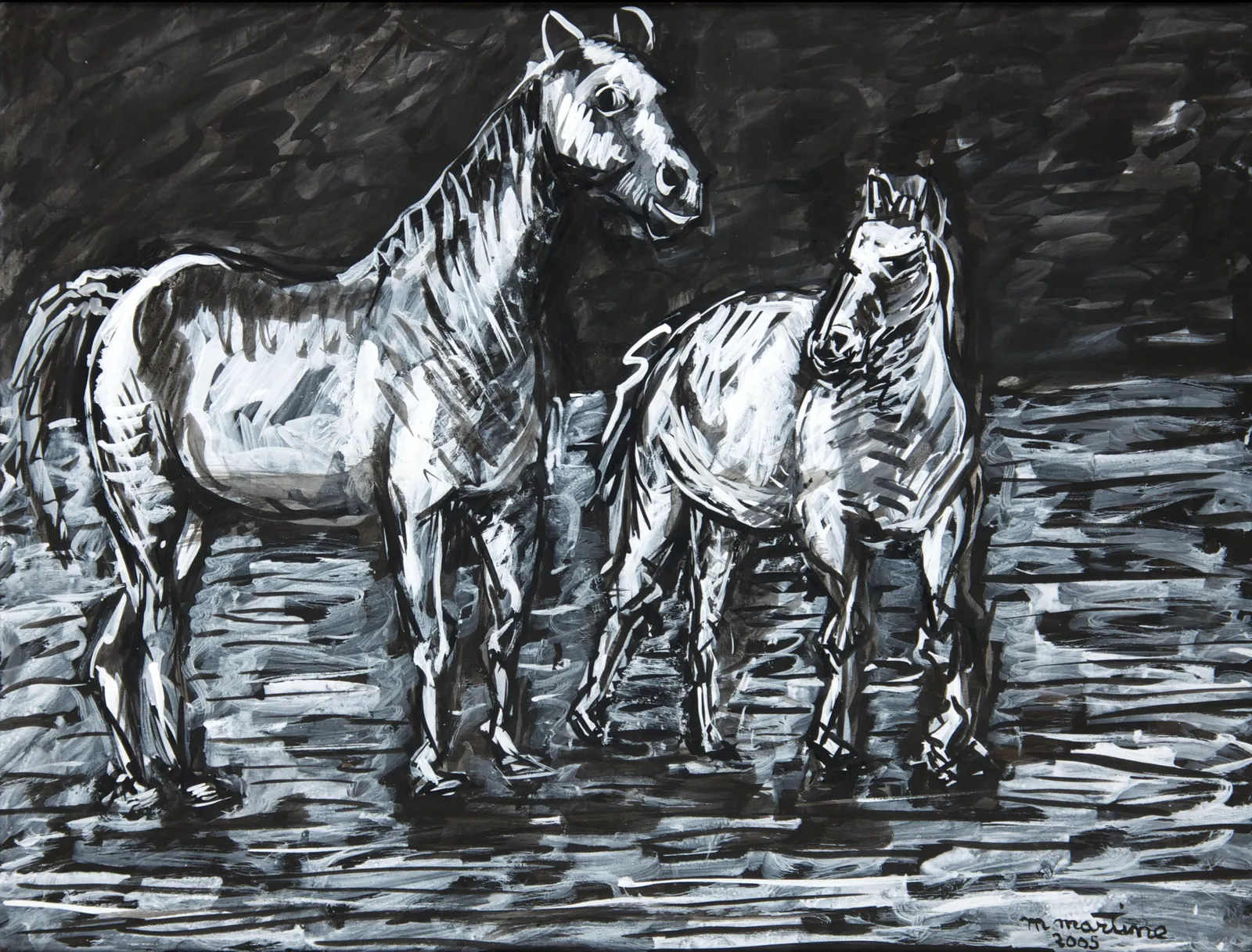 Martine Martine, La Jument et le Poulain, 2005