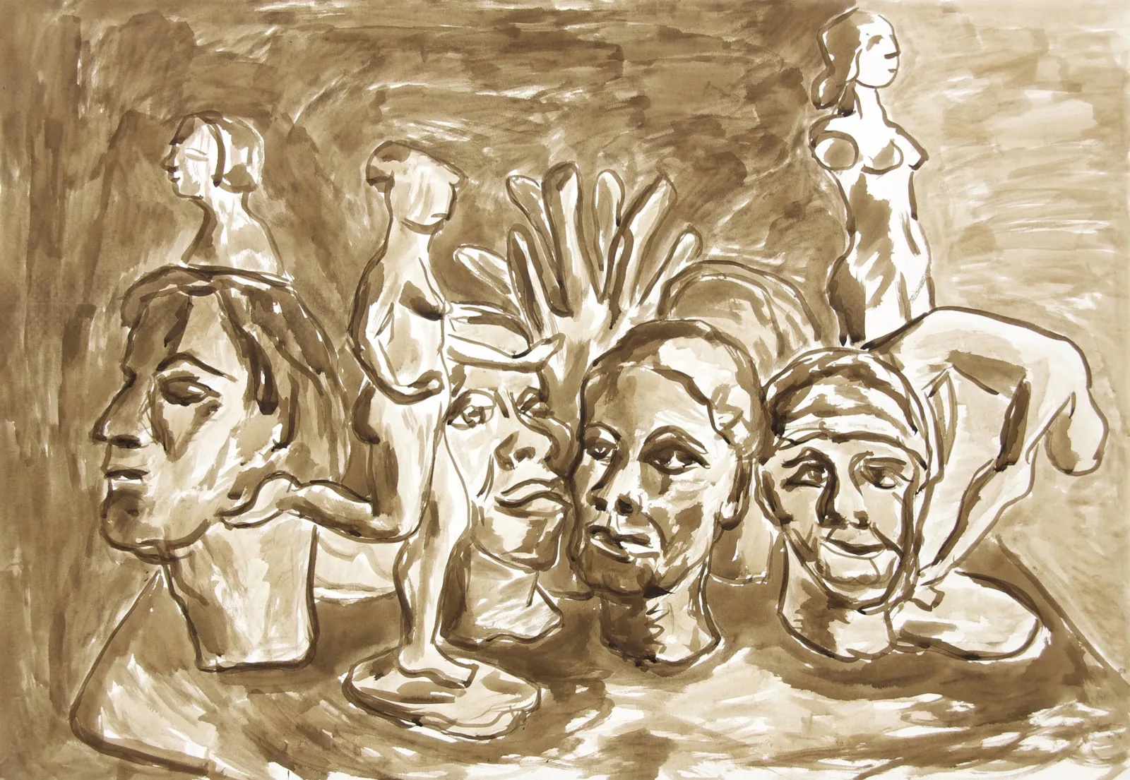 Martine Martine, Les Grands Bustes, 1978