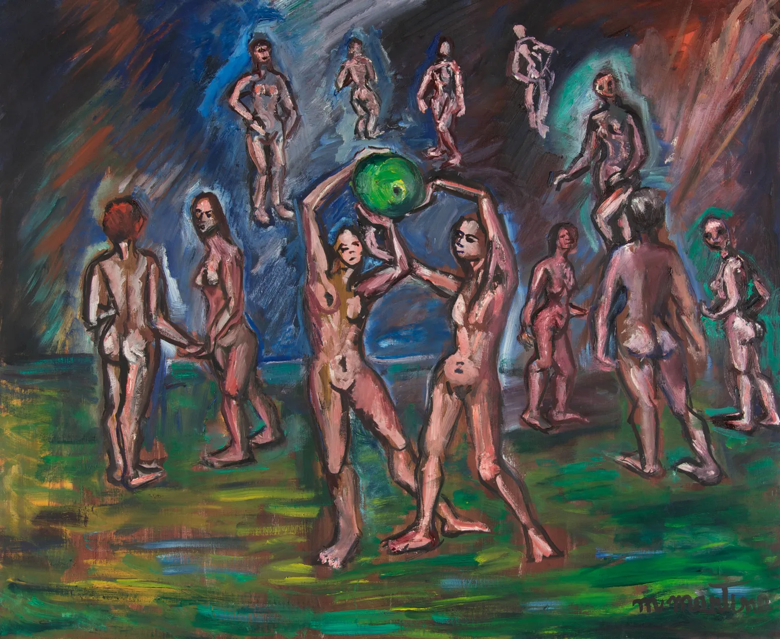 Martine Martine, Autour de la pomme, 2001