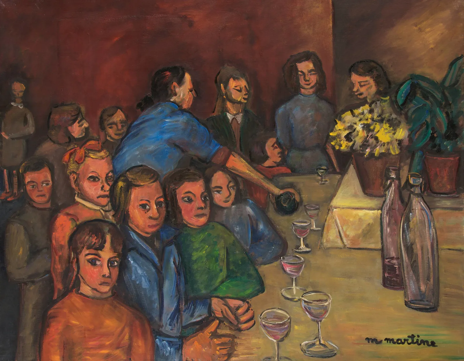 Martine Martine, Goûter d'enfants I, 1973
