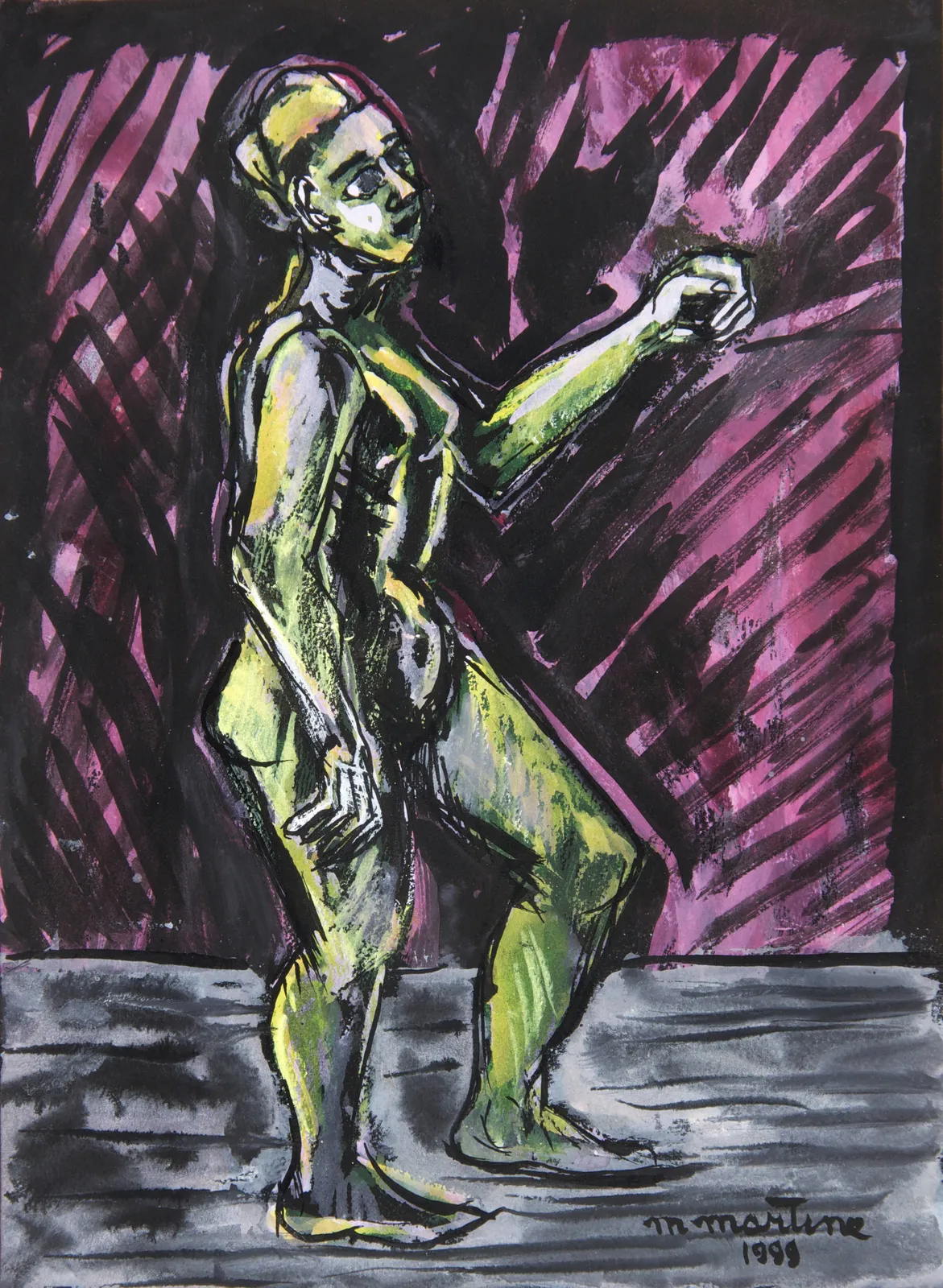 Martine Martine, Femme sans bouquet, 1999