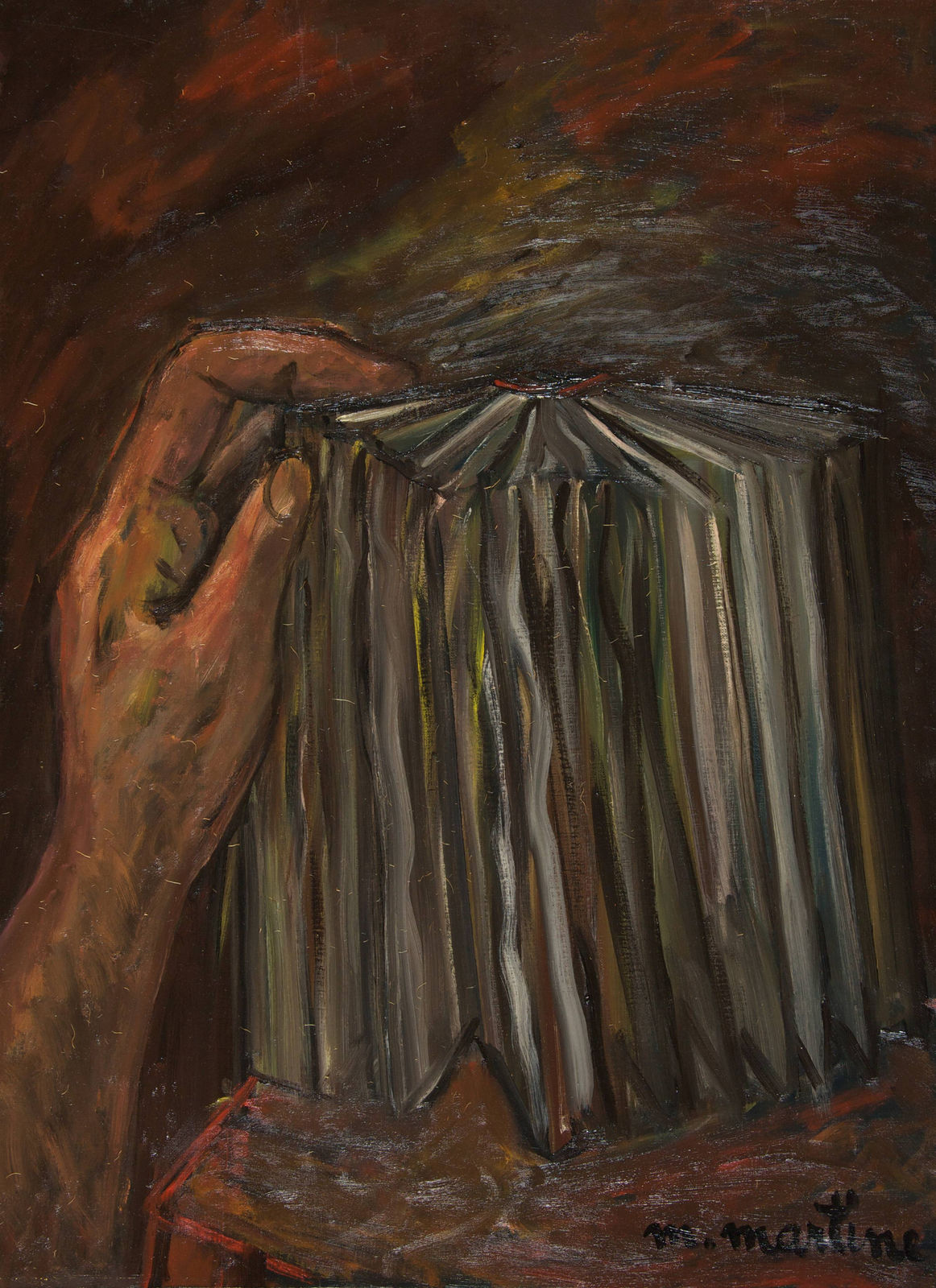 Martine Martine, La Main sur le livre II, 1977