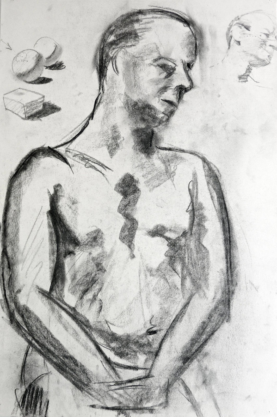 Martine Martine, Buste d'homme, 1950 ca