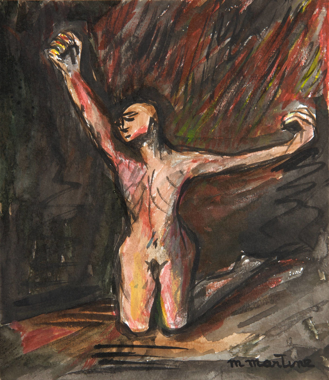 Martine Martine, J'implore fond rouge, 1993