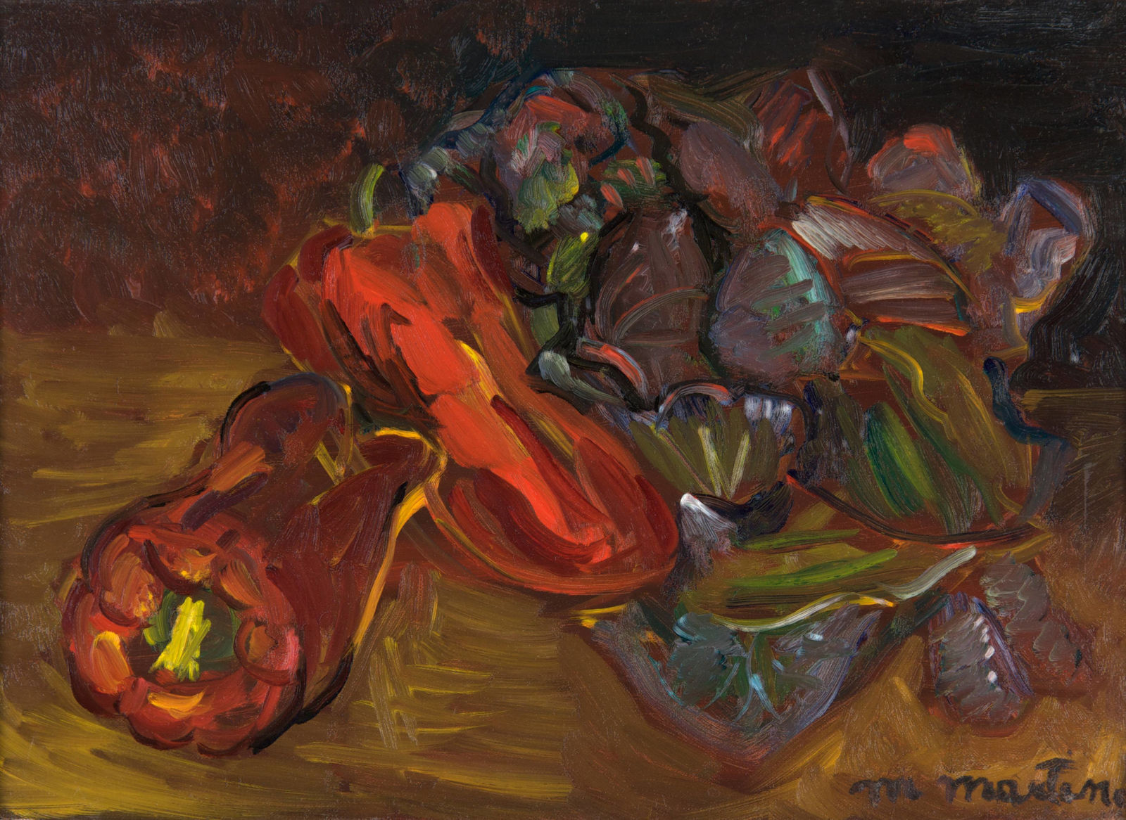 Martine Martine, Fouillis de légumes, 1984