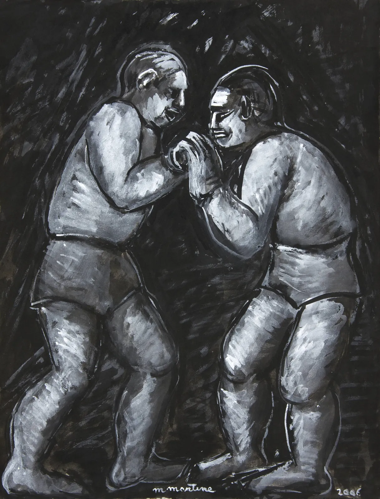 Martine Martine, Lutteurs V, 2006