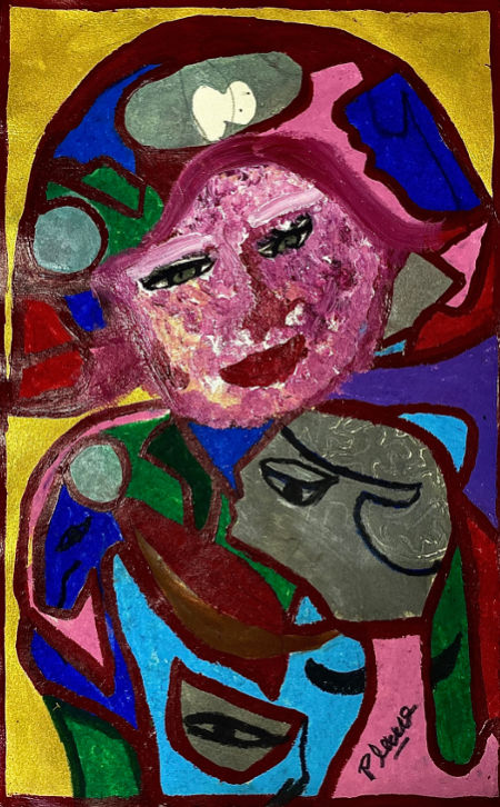 Juliana Plexxo, Mujer en la ventana I, 2024