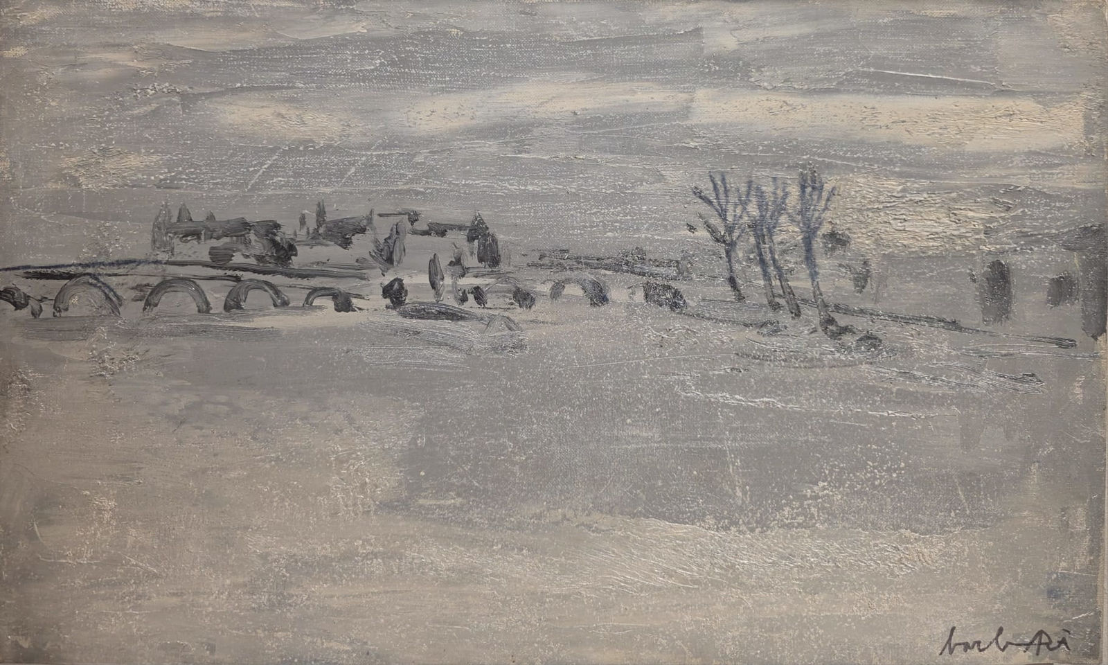 Joan Barbarà, Río Sena París, 1967