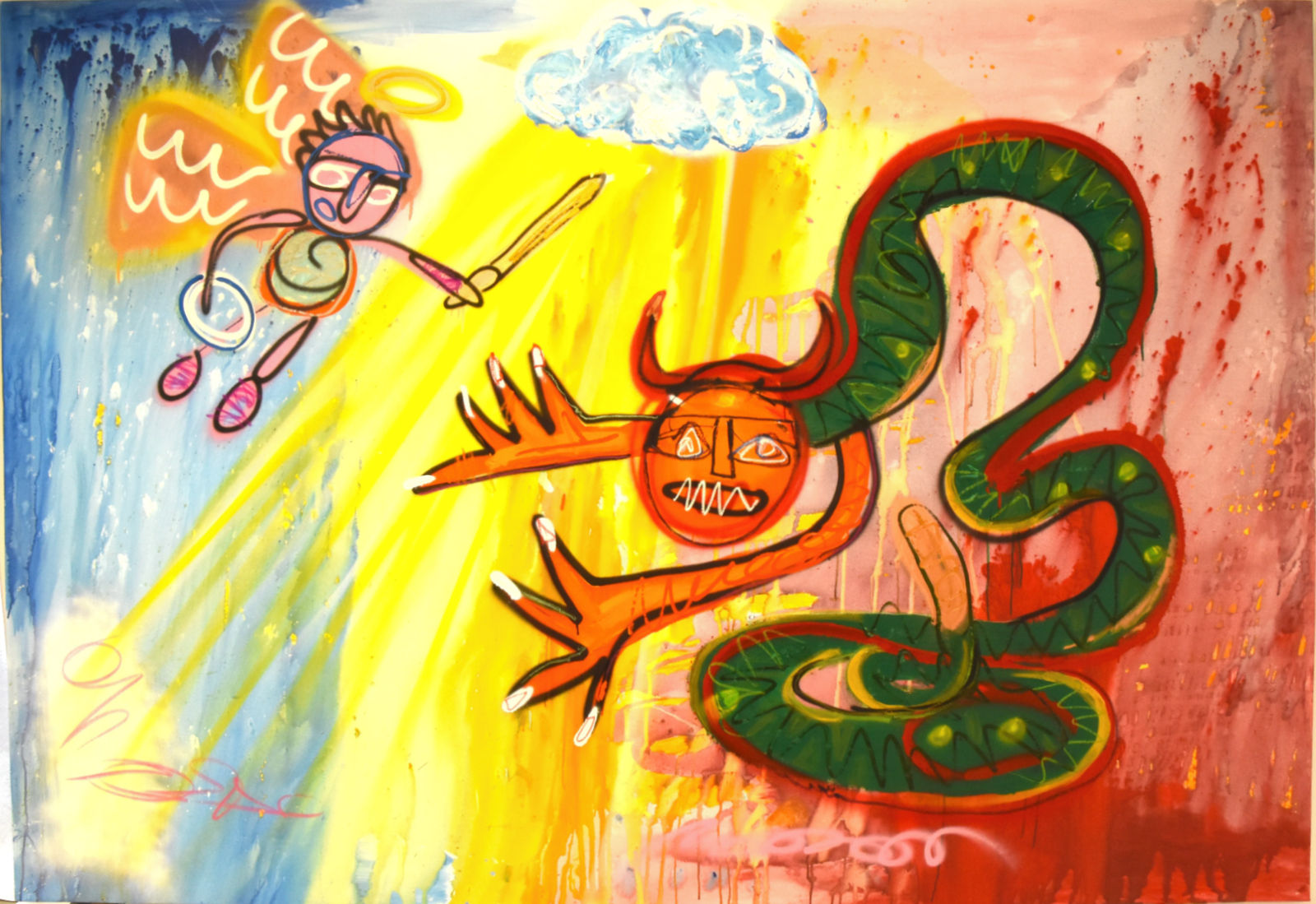 Rubén Landini, Encounter with the Shadows, 2022