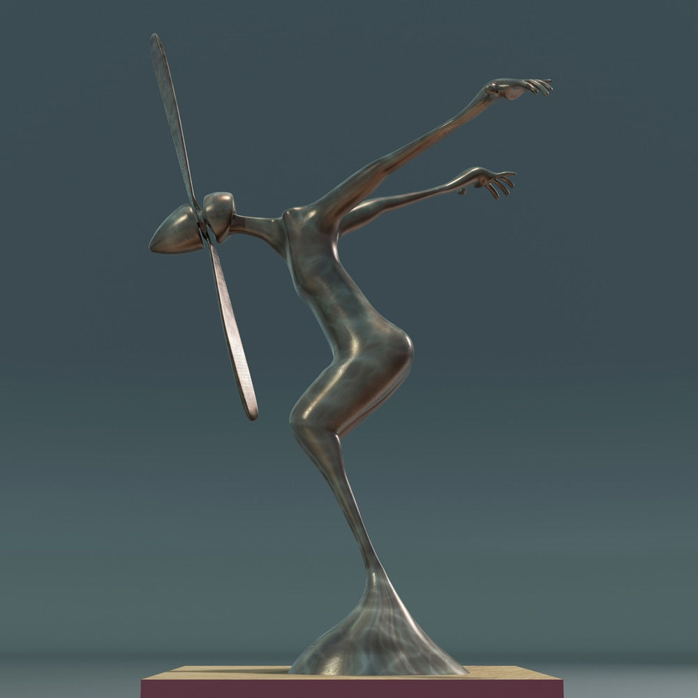 JJ Walker, Propeller head (small), 2020