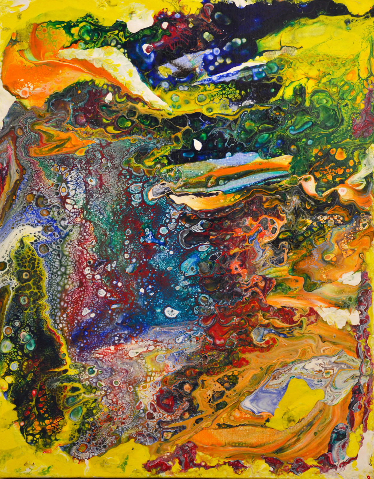 Om Barbarà, S. 9 "Sea colours in yellow", 2024