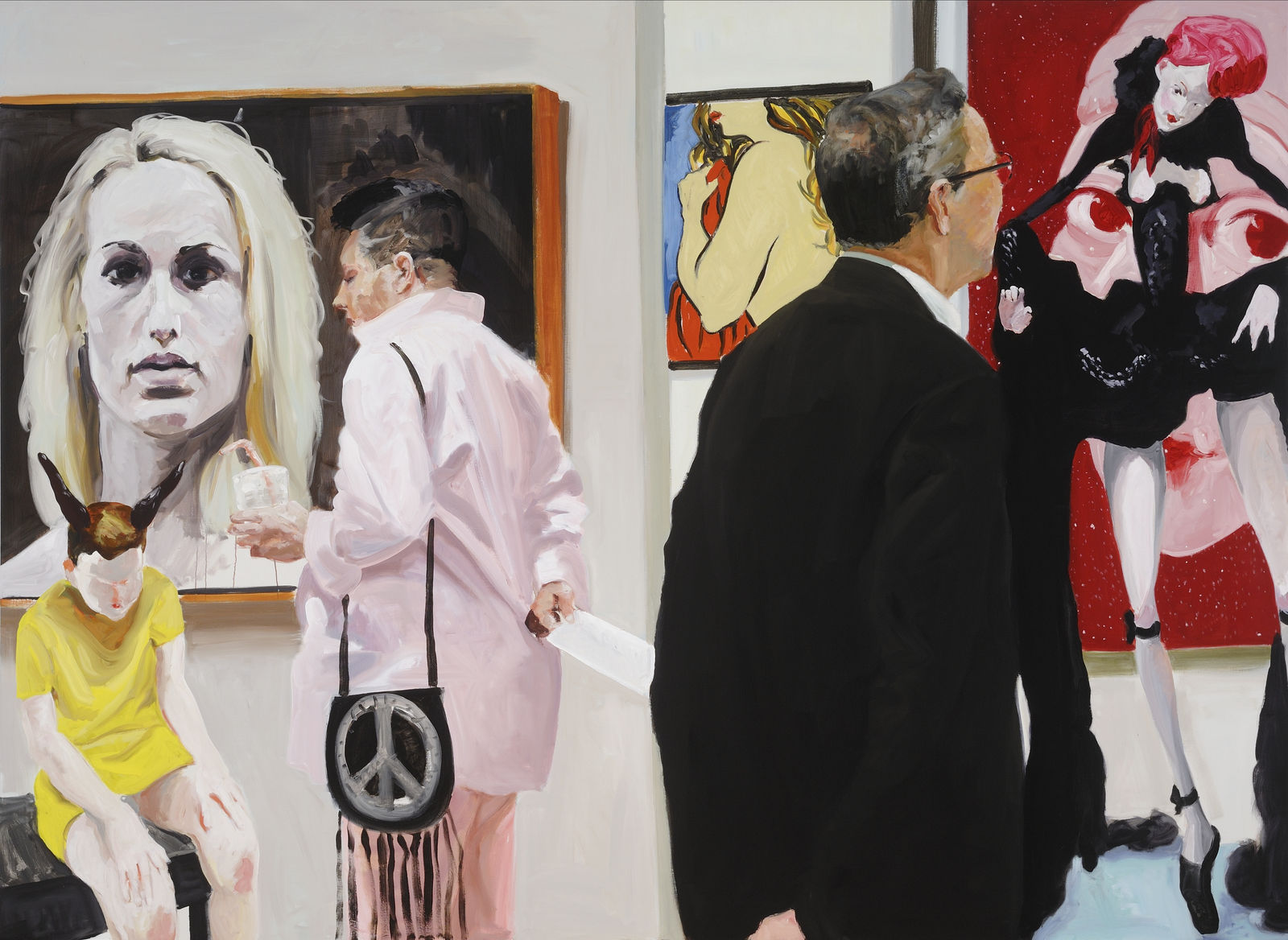 Eric Fischl, Art Fair: Booth #10 Booty, 2014