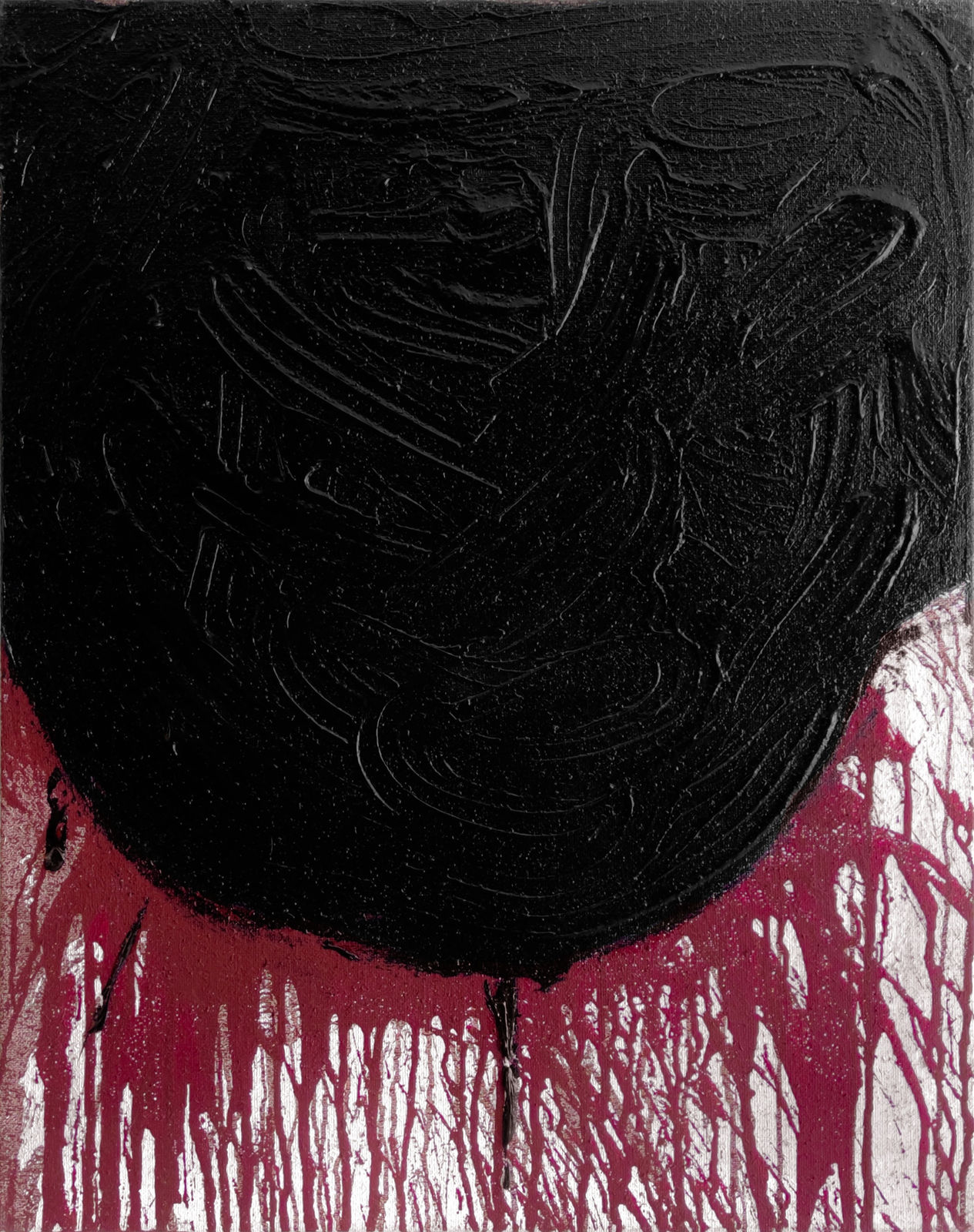 Hermann Nitsch, Schüttbild, 2013