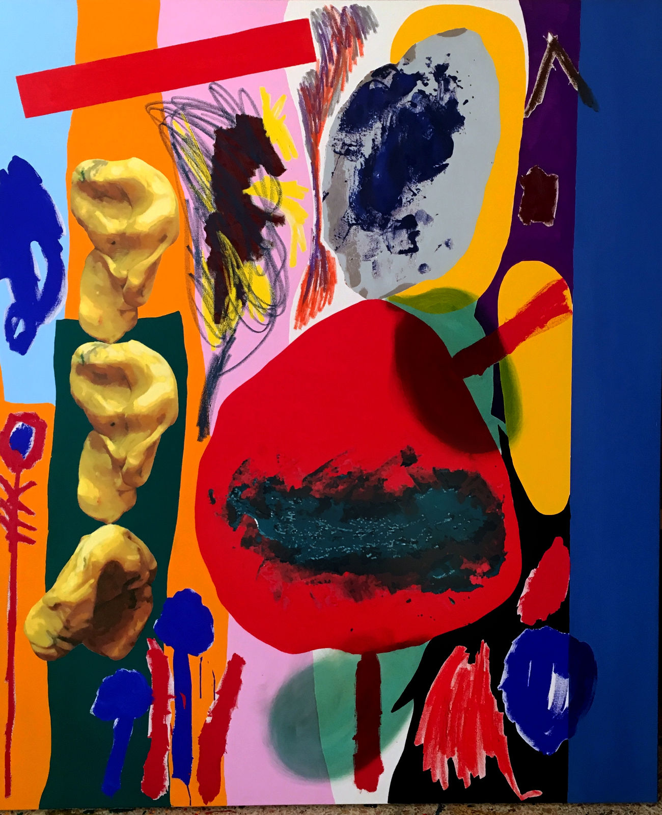 Jannis Varelas, Red man, the night of the Shaman, 2017