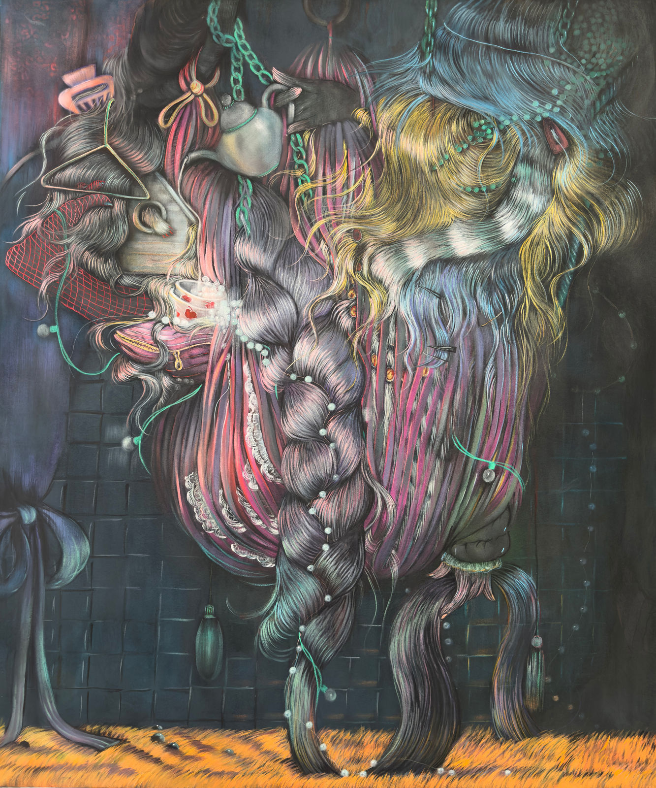 Bea Scaccia, Exceptionally groomed in a flawed compression swing, 2025