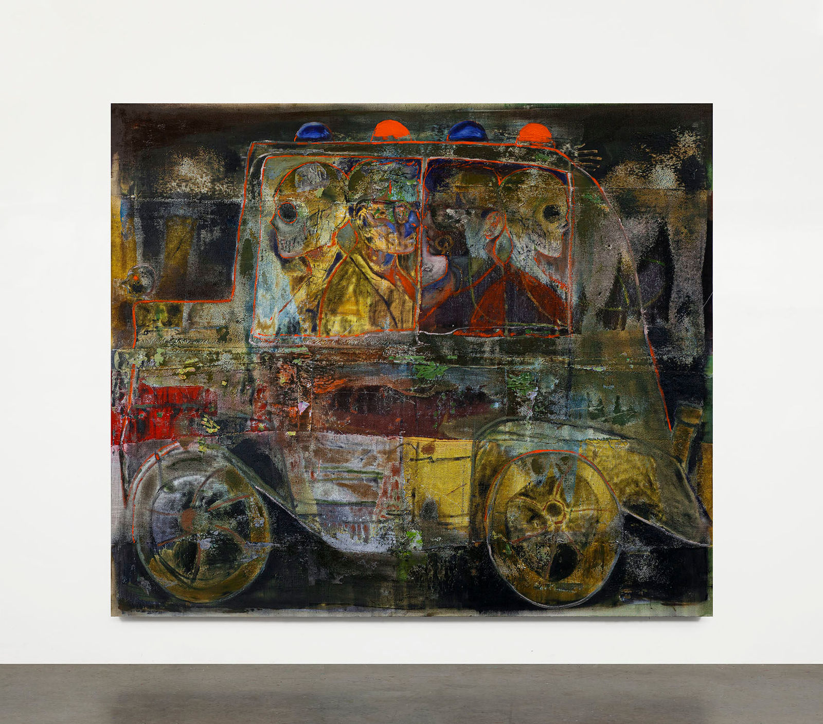 Æmen Ededéen, Acausal Decoupling in Midnight's Jalopy (after Dubuffet), 2025