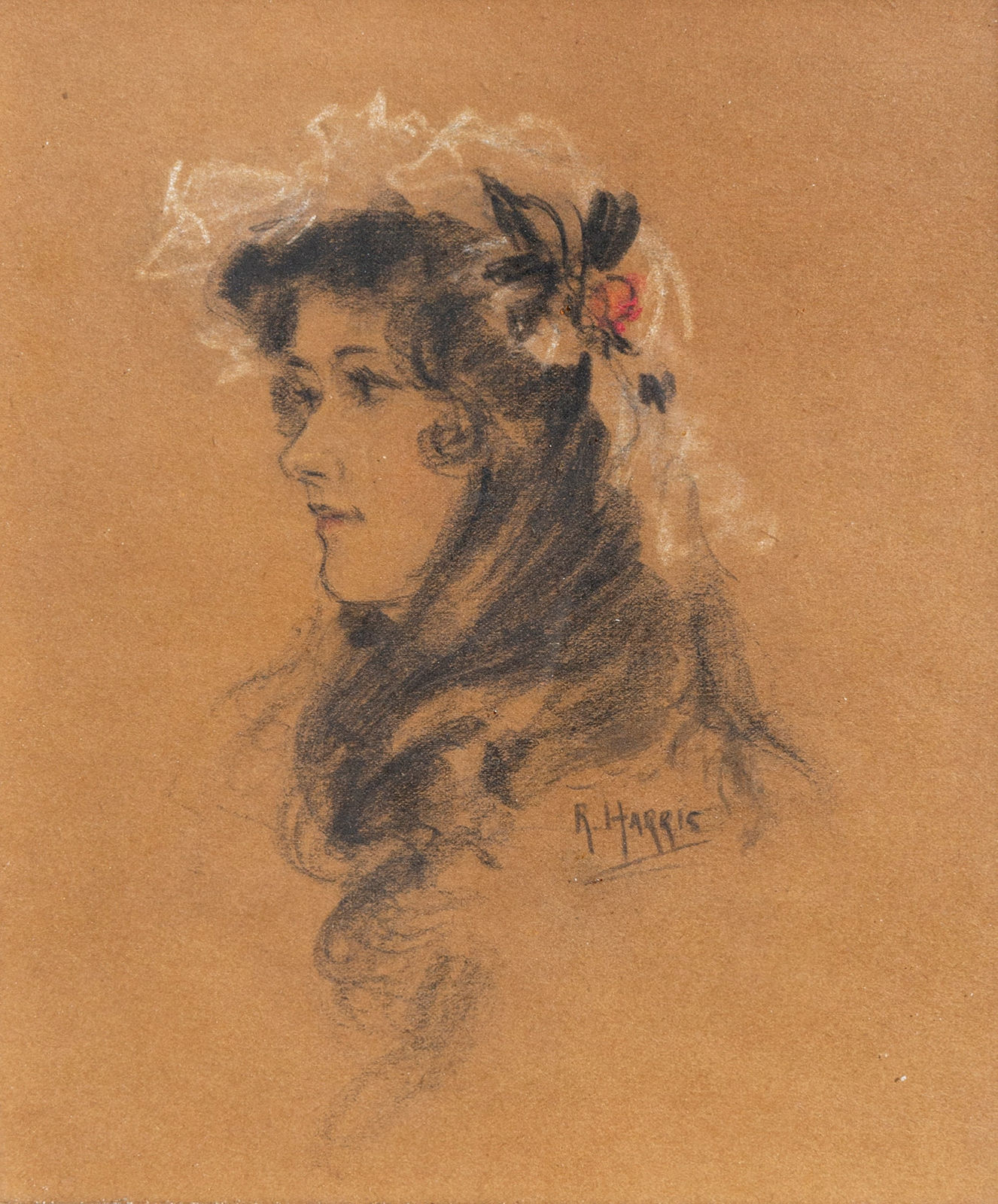 Robert Harris, Portrait of a Young Girl, c. 1880