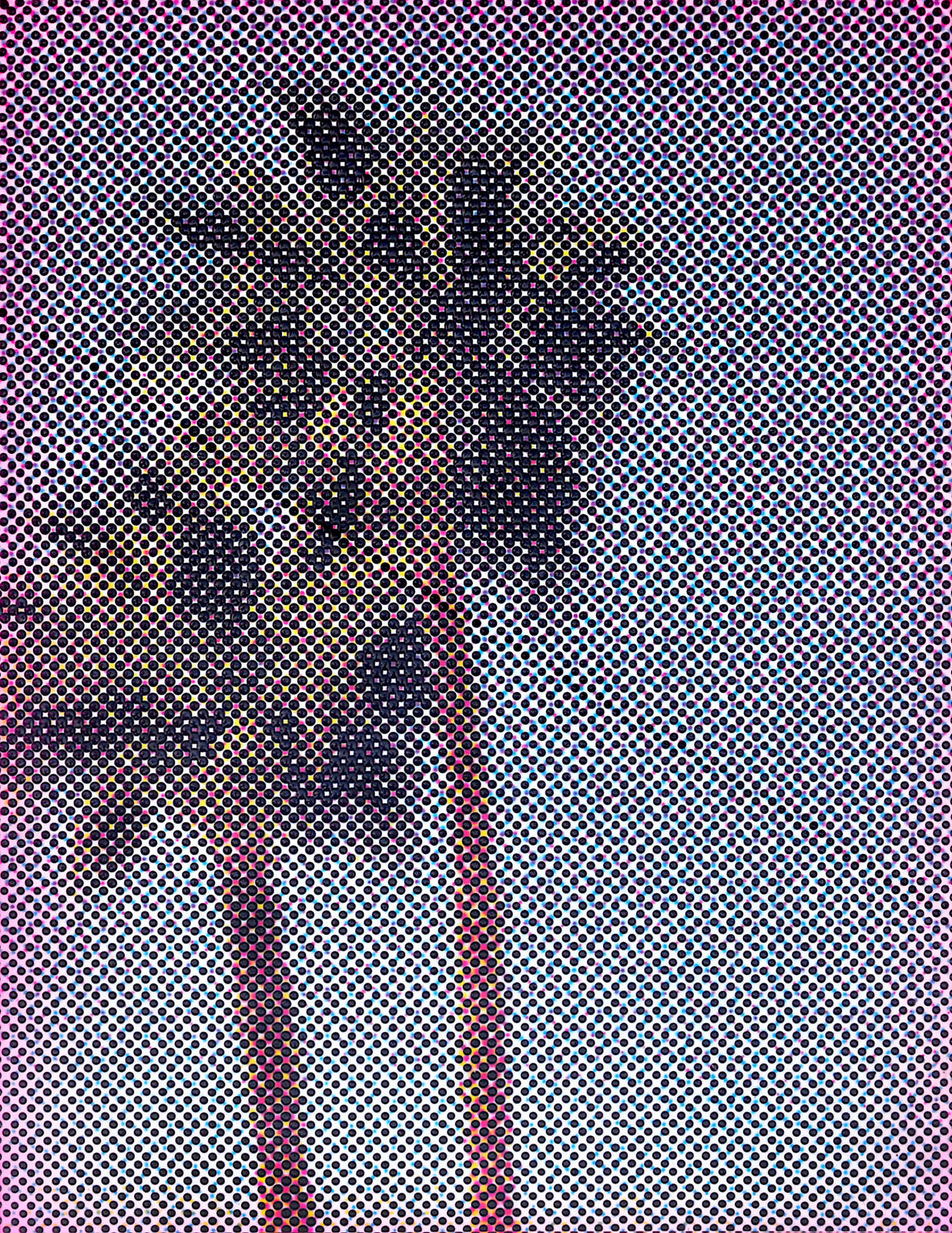 Maggie Hall, Palm Trees II (Study), 2025