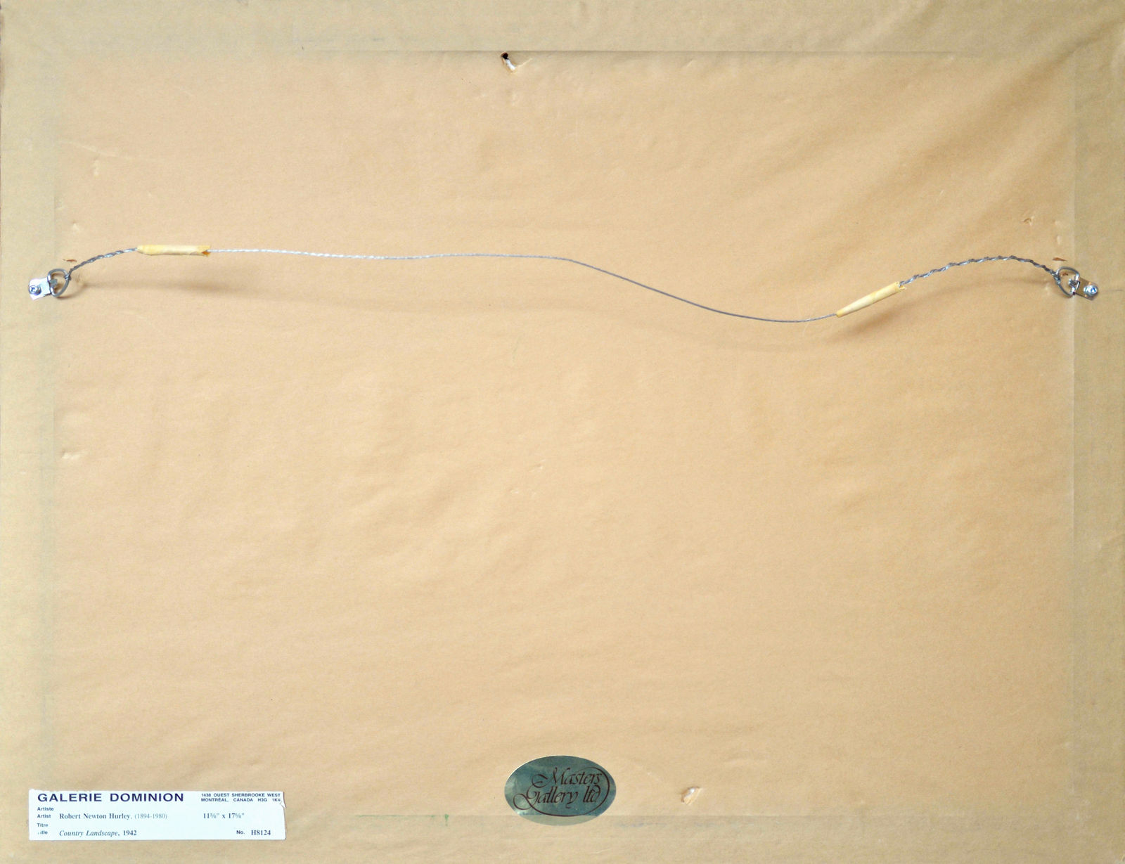 Robert Hurley, Country Landscape, 1942