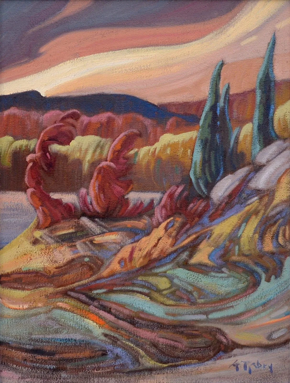 Gaston Rebry, Sunset