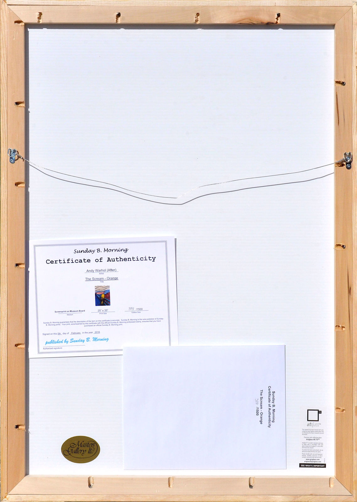 Sunday B. Morning, Munch's The Scream (Orange)