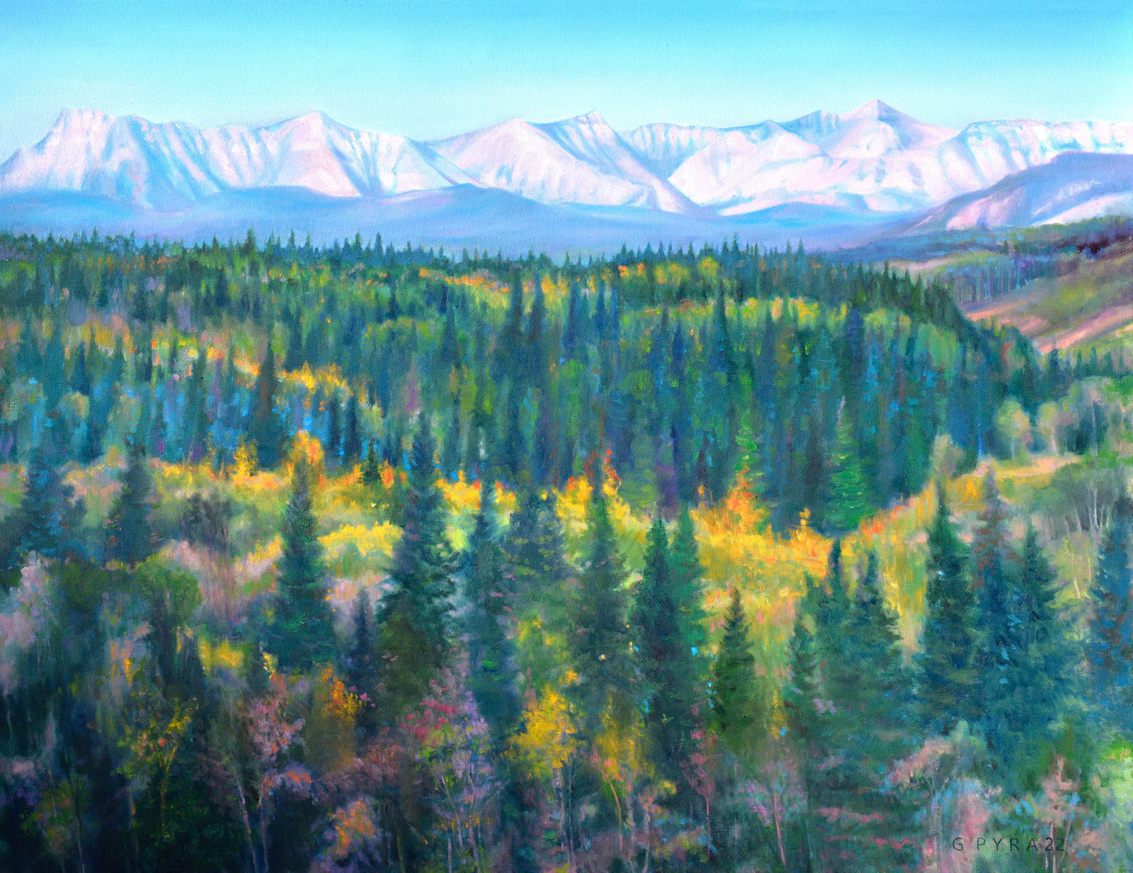 Greg Pyra, Sheep River Vista, 2022