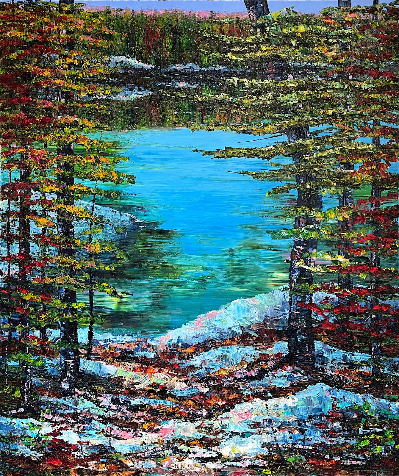 John Barkley, Blue Path In #4, 2012