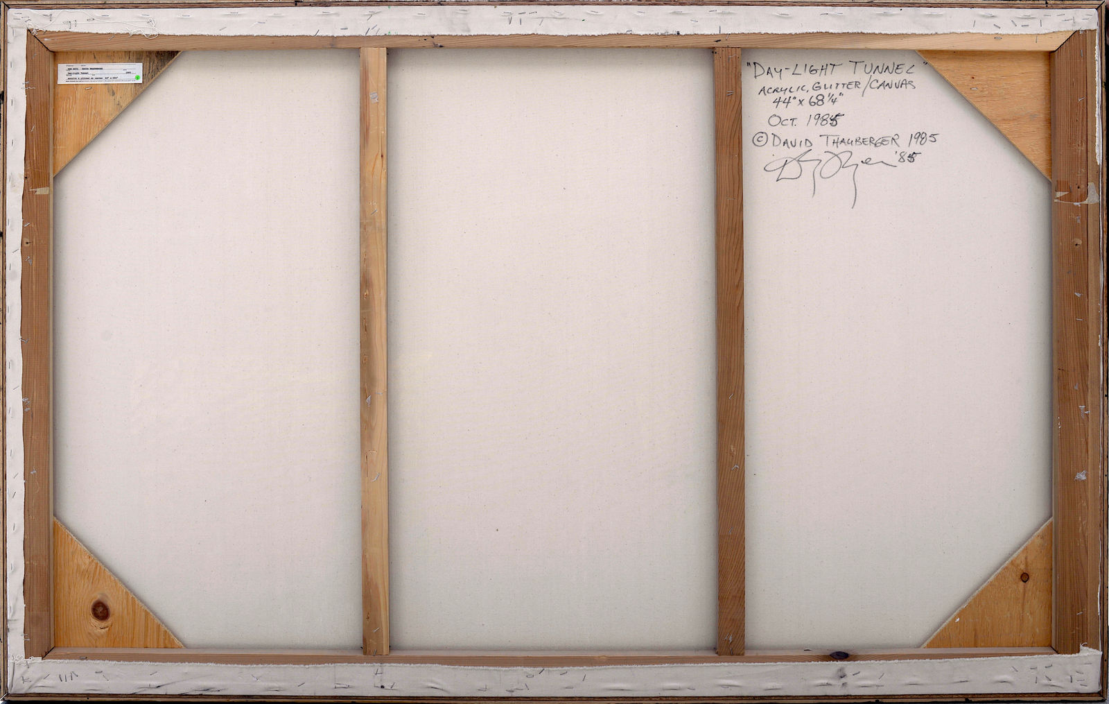 David Thauberger, Day-Light Tunnel, 1985