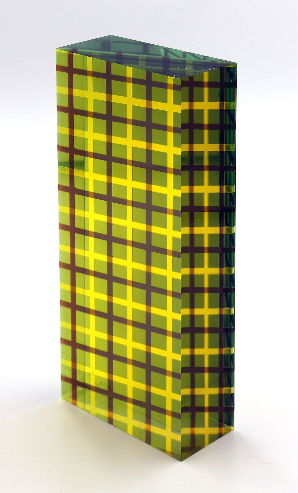 Vasa , Untitled (Green and Yellow Grid), 1980