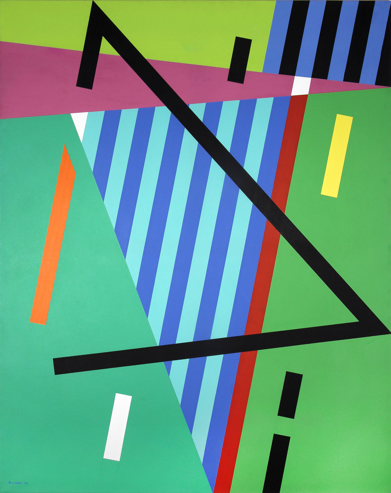 J. Jay McVicker, Black Triangle, 1983