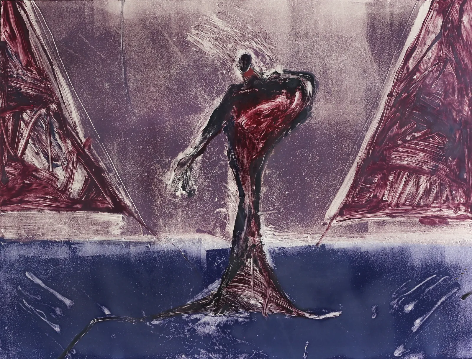 Fritz Scholder, Shaman and Pyramids #2, n.d.