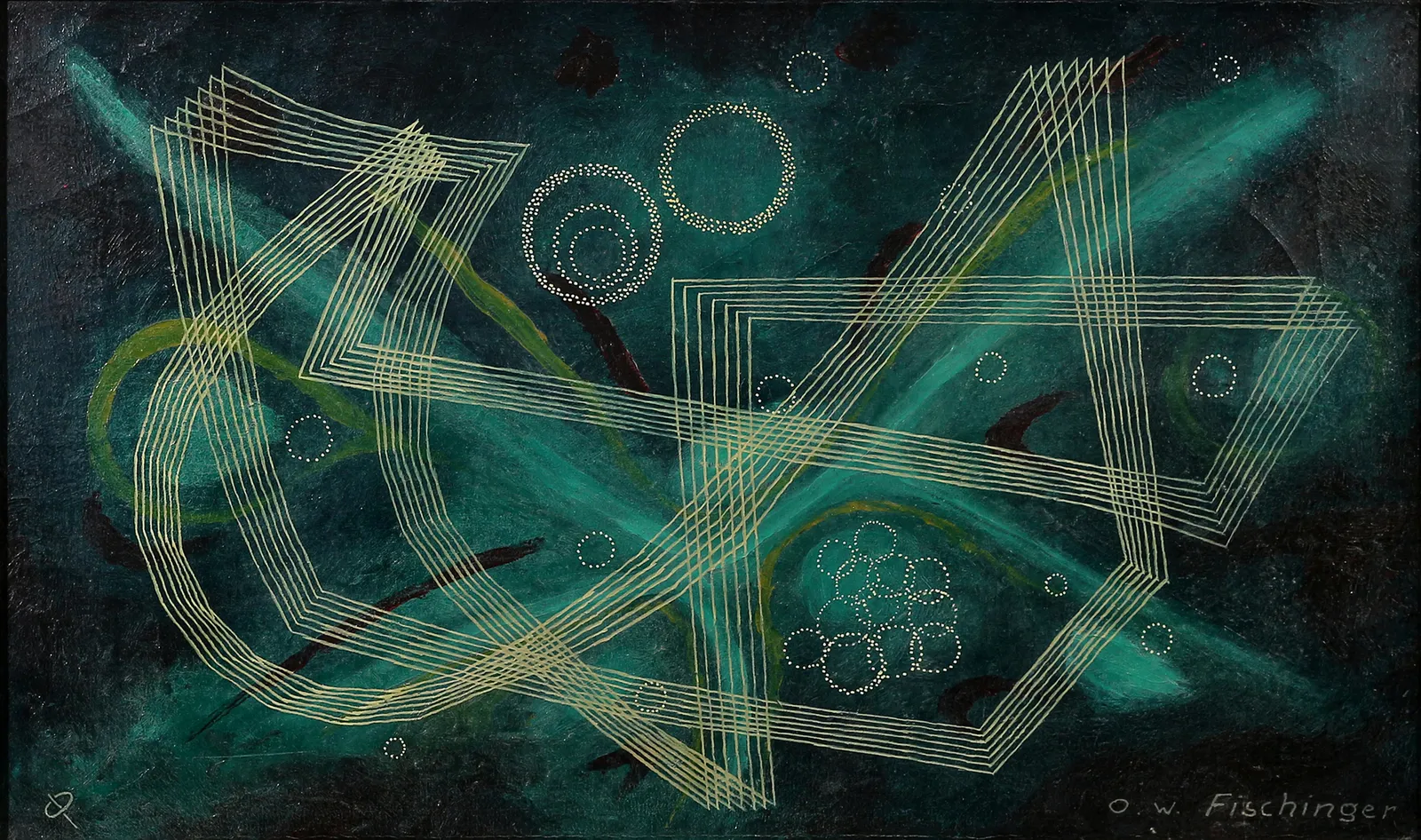 Oskar Fischinger, Untitled (Spheres), ca. 1960's