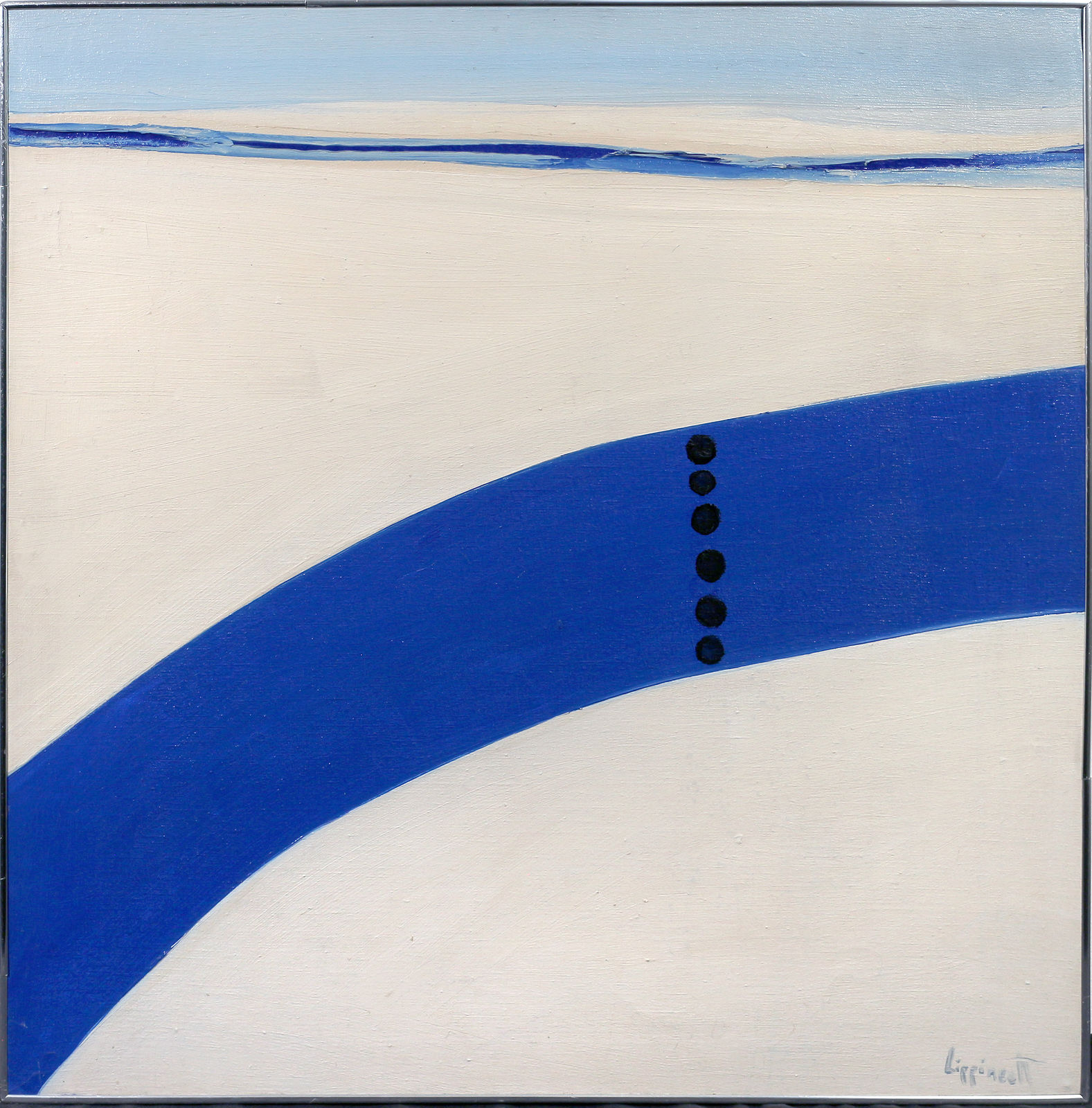 Janet Lippincott, Untitled (Blue Swash), n.d.