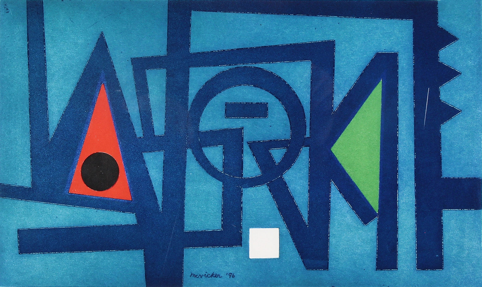 J. Jay McVicker, Green Triangle, 1996