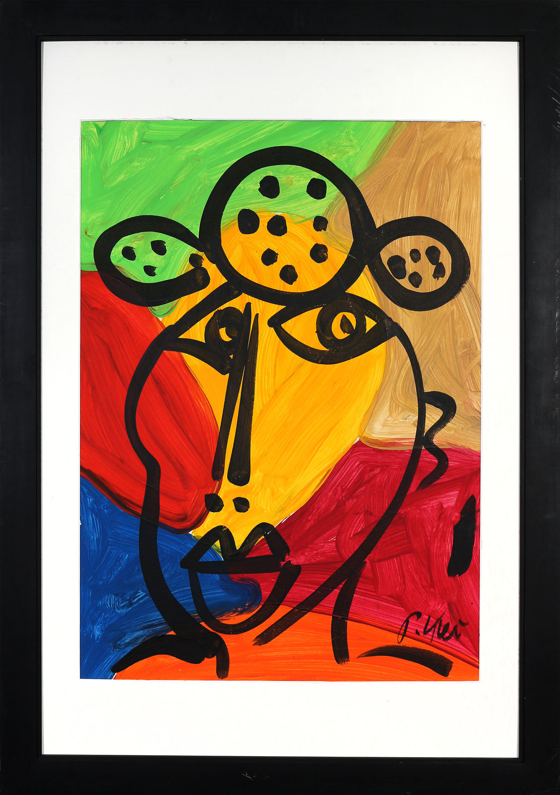 Peter Keil, Untitled (Abstract Face), n.d.