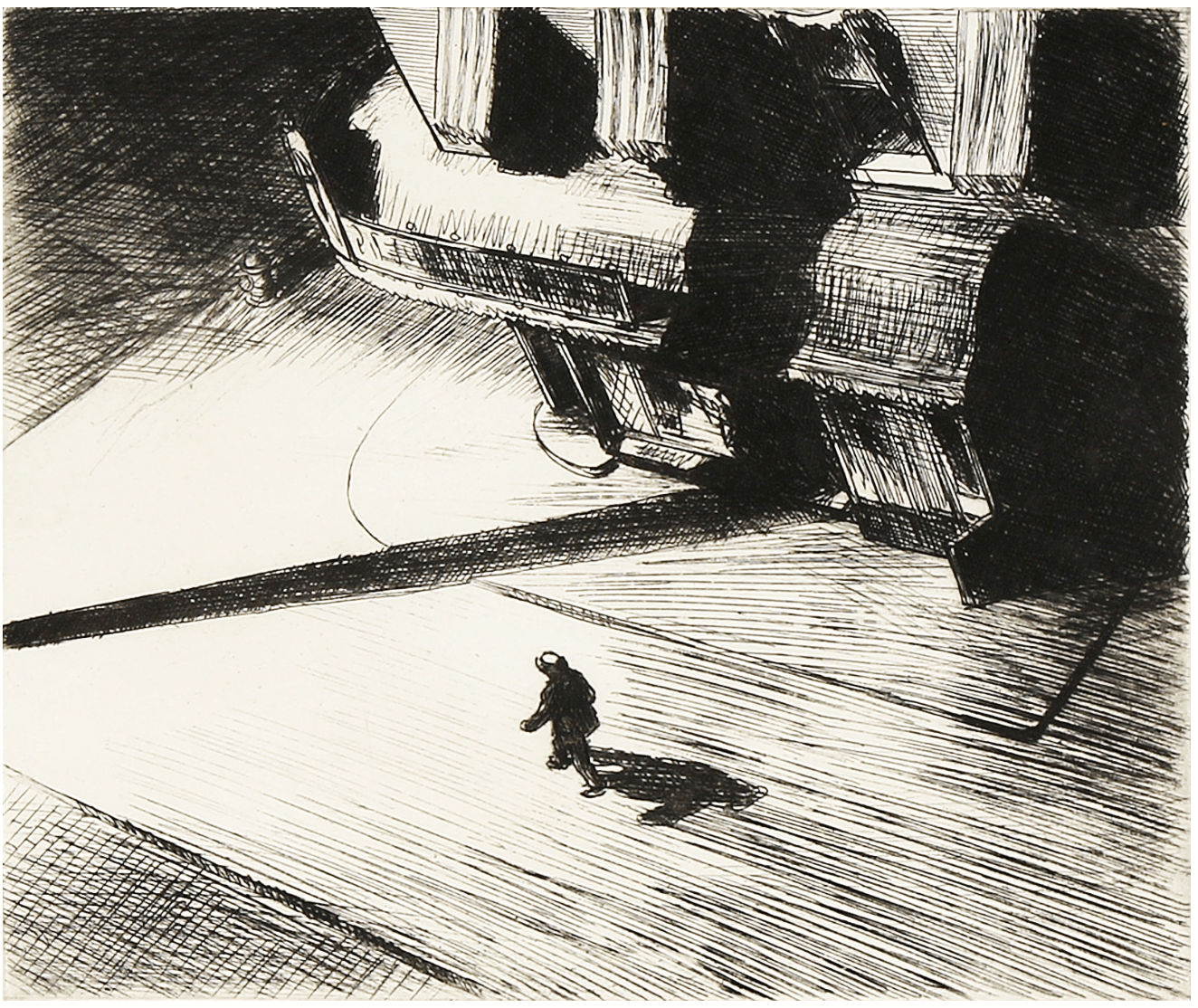 Edward Hopper, Night Shadows, 1921