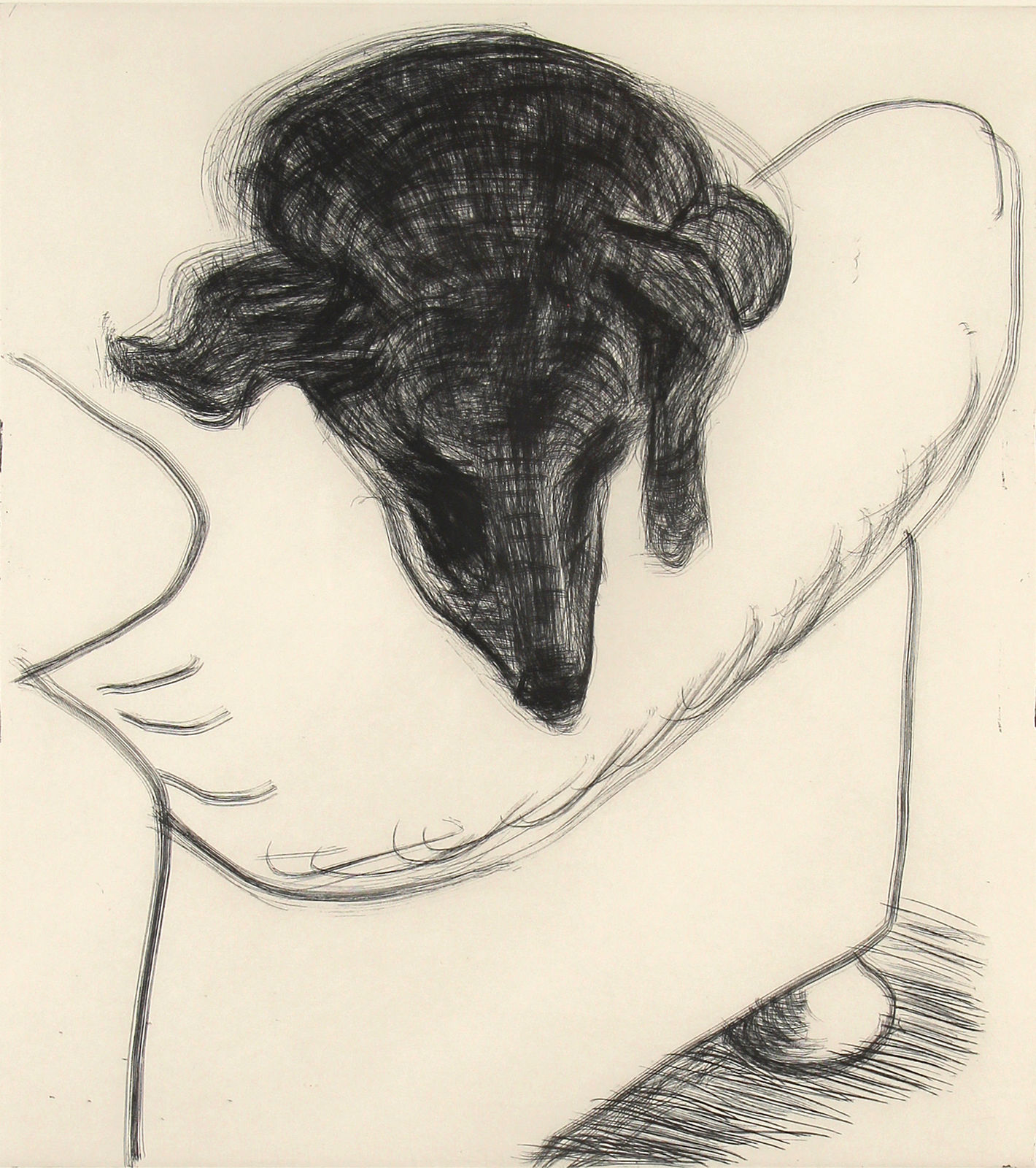 David Hockney, Dog No. 14, from the Dog Wall Series, 1998