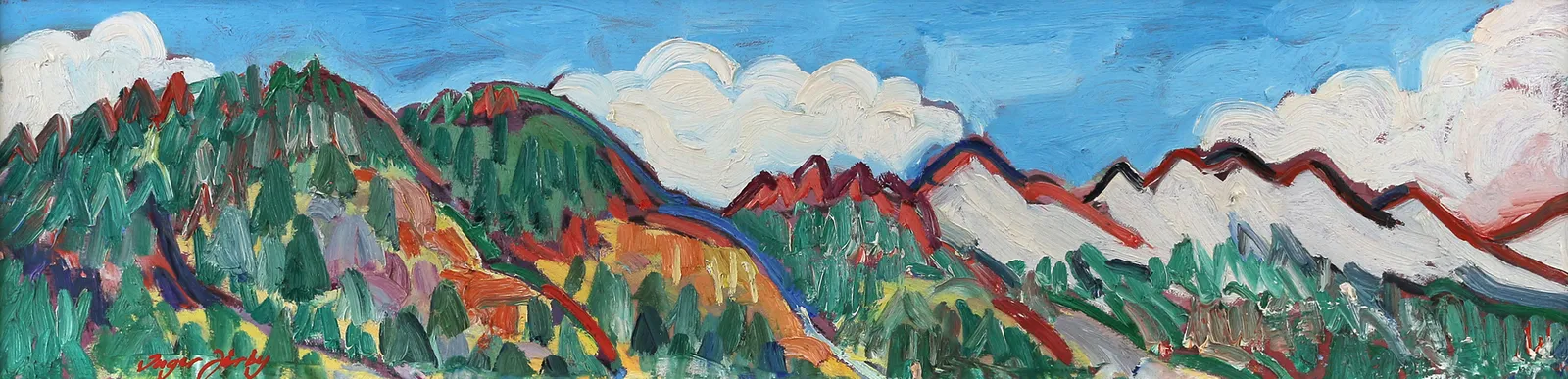 Inger Jirby, Peaks of Taos Skl Valley, 2002