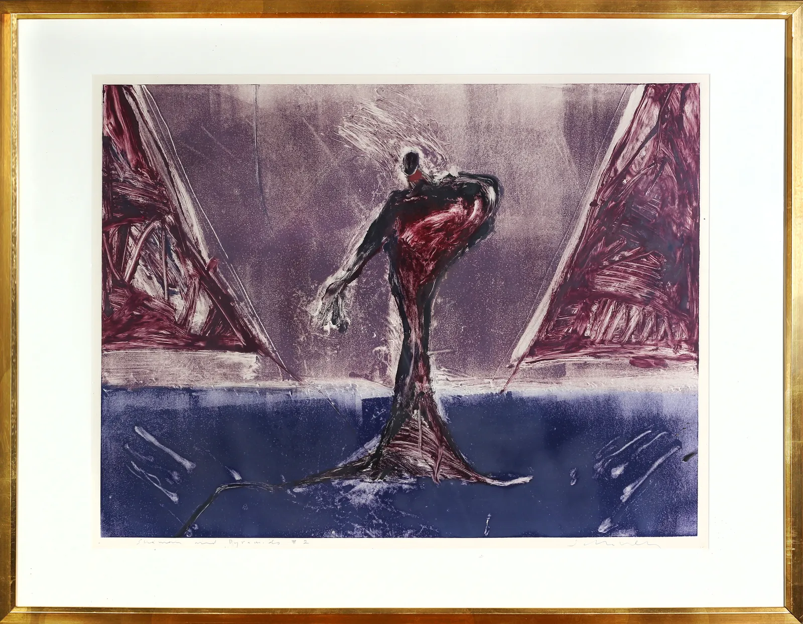 Fritz Scholder, Shaman and Pyramids #2, n.d.