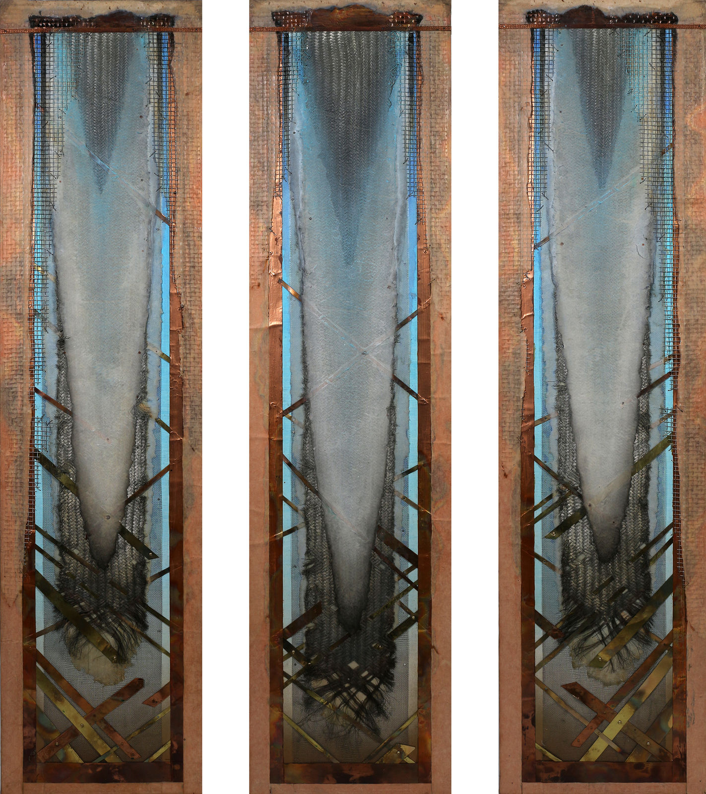 Unknown Artist, Untitled (Abstract Triptych), n.d.