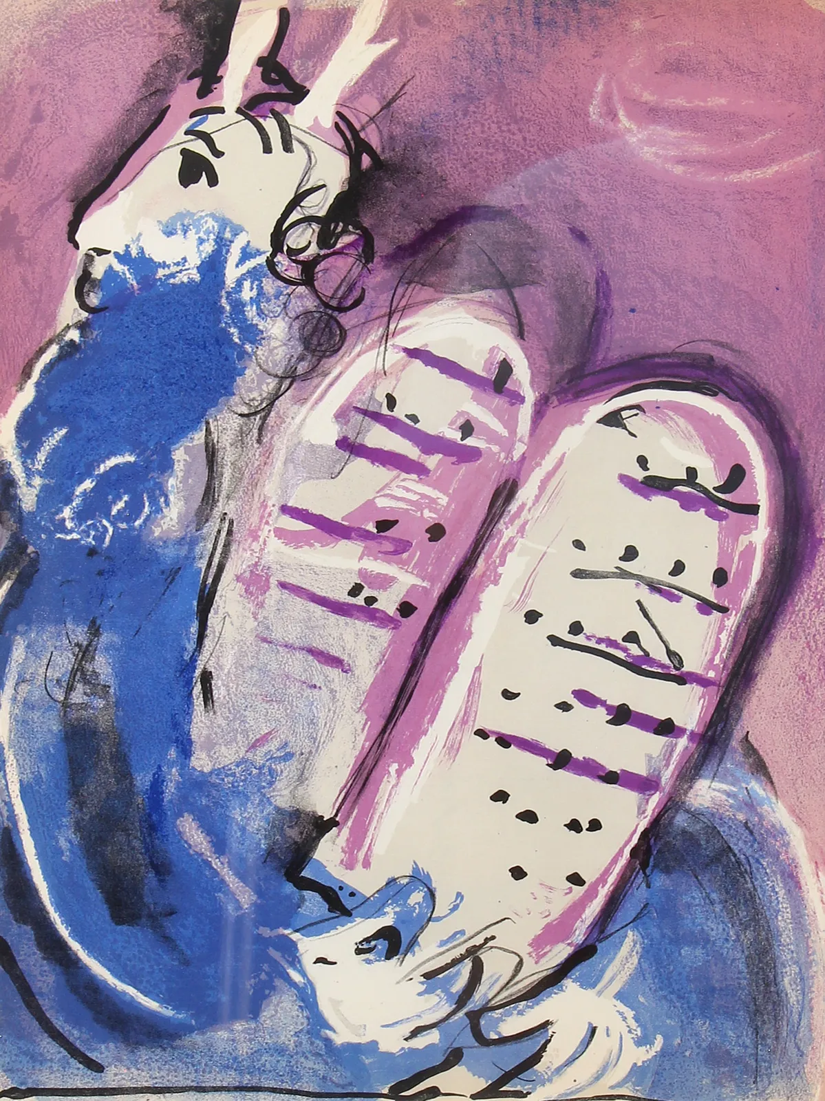 Marc Chagall, Moise, 1956